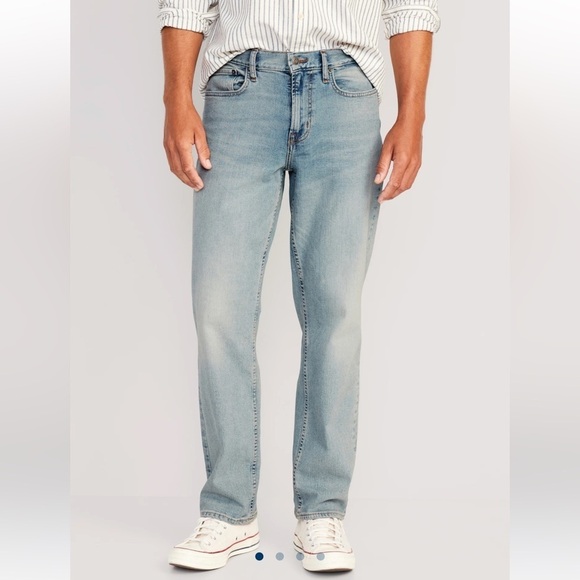 NWT Old Navy Original Loose Built-In Flex Jeans light wash sz 28x30 - Picture 1 of 10